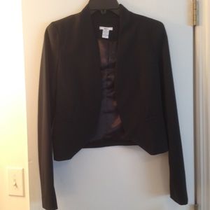 Bar III Black crop blazer